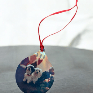 Adorno navideño perritos