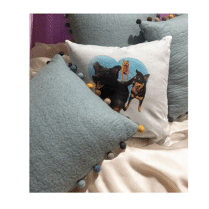 Cojín personalizado con foto de tu mascota – Un toque único para tu hogar