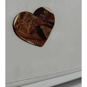 Imán corazón personalizado con foto – Regalo único y especial