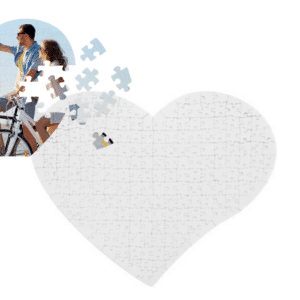 Puzzle personalizado con foto en forma de corazón – Regalo único y especial