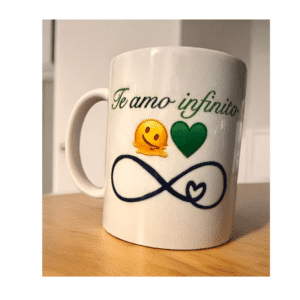 Taza 'Te amo infinito' – Un regalo lleno de amor