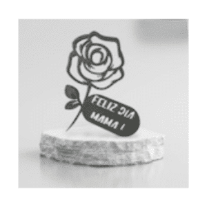Rosa decorativa Feliz Día Mamá