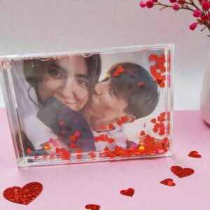 Marco Flotante de Corazones Personalizado