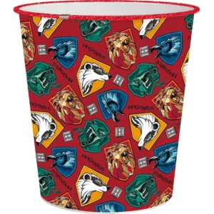 PAPELERA HARRY POTTER SCHOOL SHIELDS