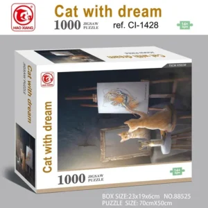 Puzzle 1000 Piezas Cat with Dream