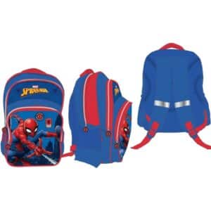 Mochila 3 Cremalleras Spiderman 42x27x20 cm