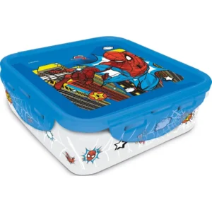 Recipiente Cuadrado Spiderman 500ml